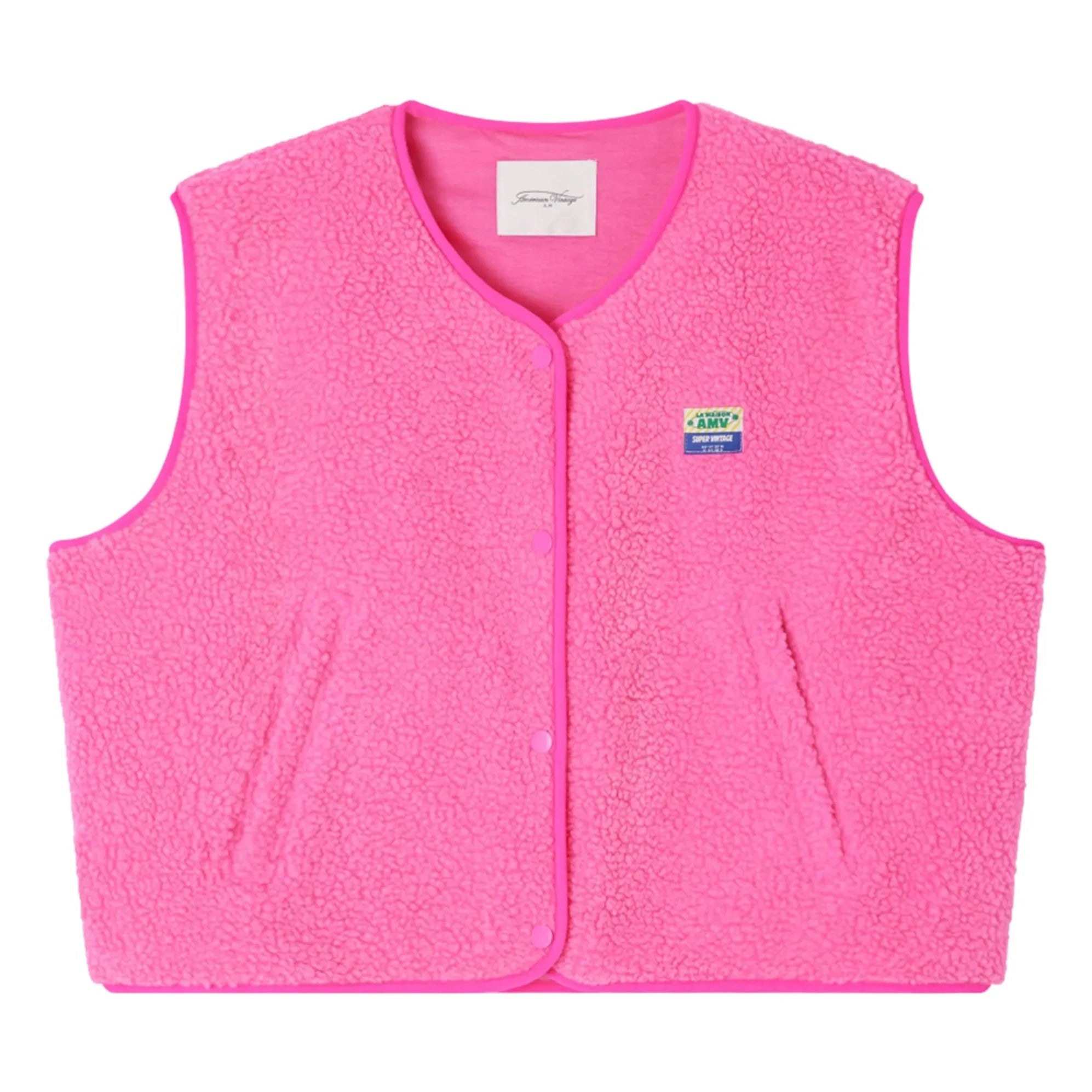American Vintage - Hoktown Ärmellose Weste | Neonrosa