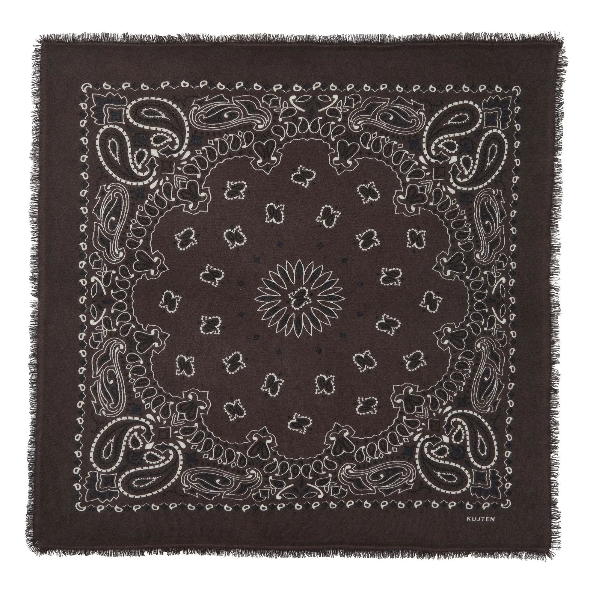 Kujten - Hachiko Kaschmir-Bandana | Braun