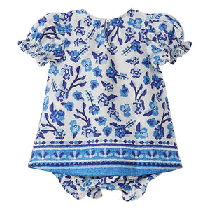 Fabula - Jardin de Fleurs Strampler | Blau