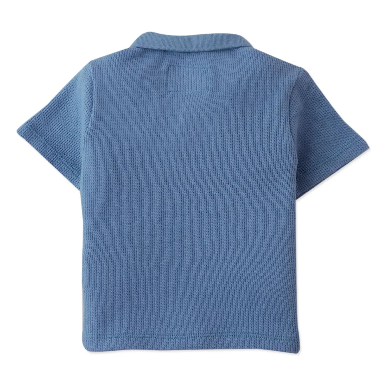 Gingersnaps - Timmy Besticktes Tukan-strukturiertes Poloshirt | Blau