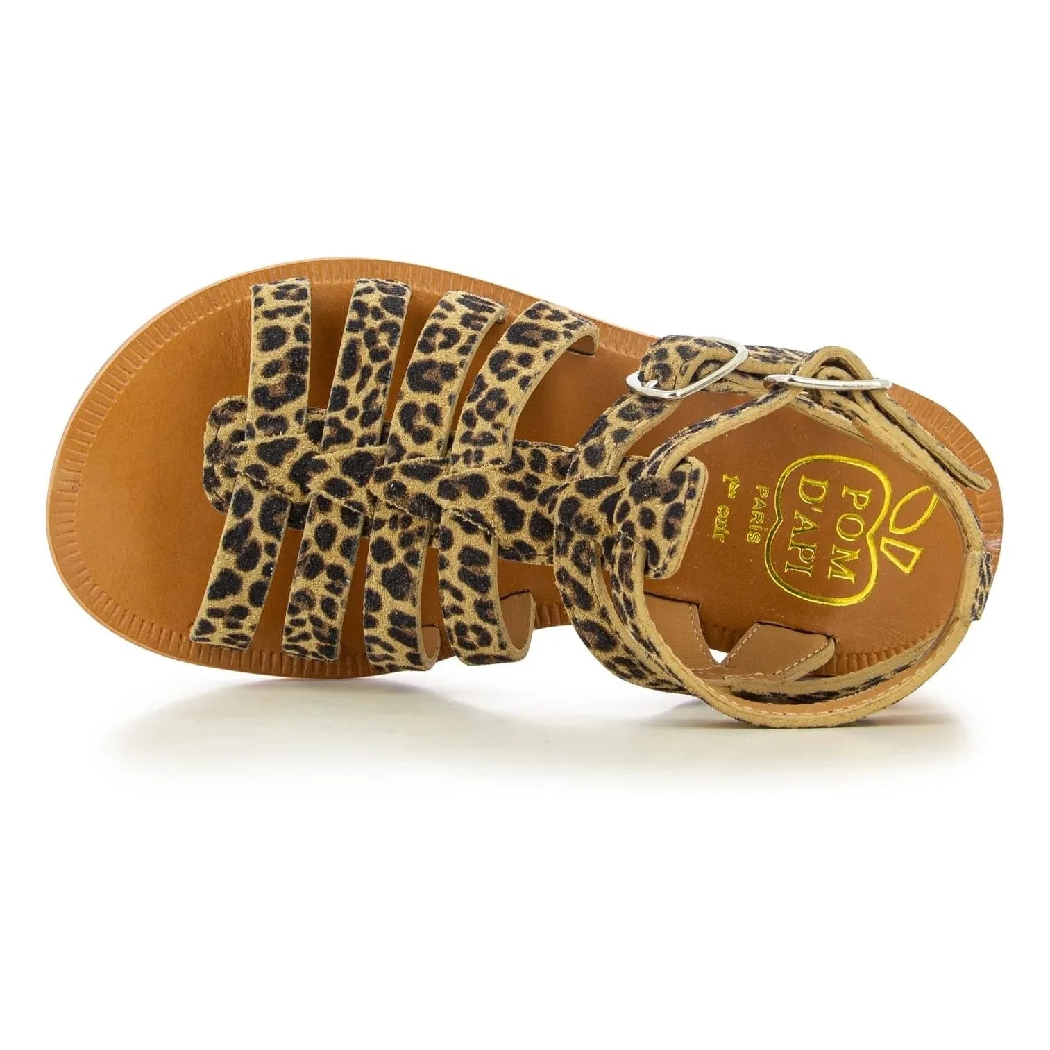 Pom d'Api - Plagette Gladiator Sandalen | Leopard