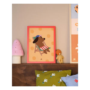 Ma petite vie - Chien Sun poster | Gelb