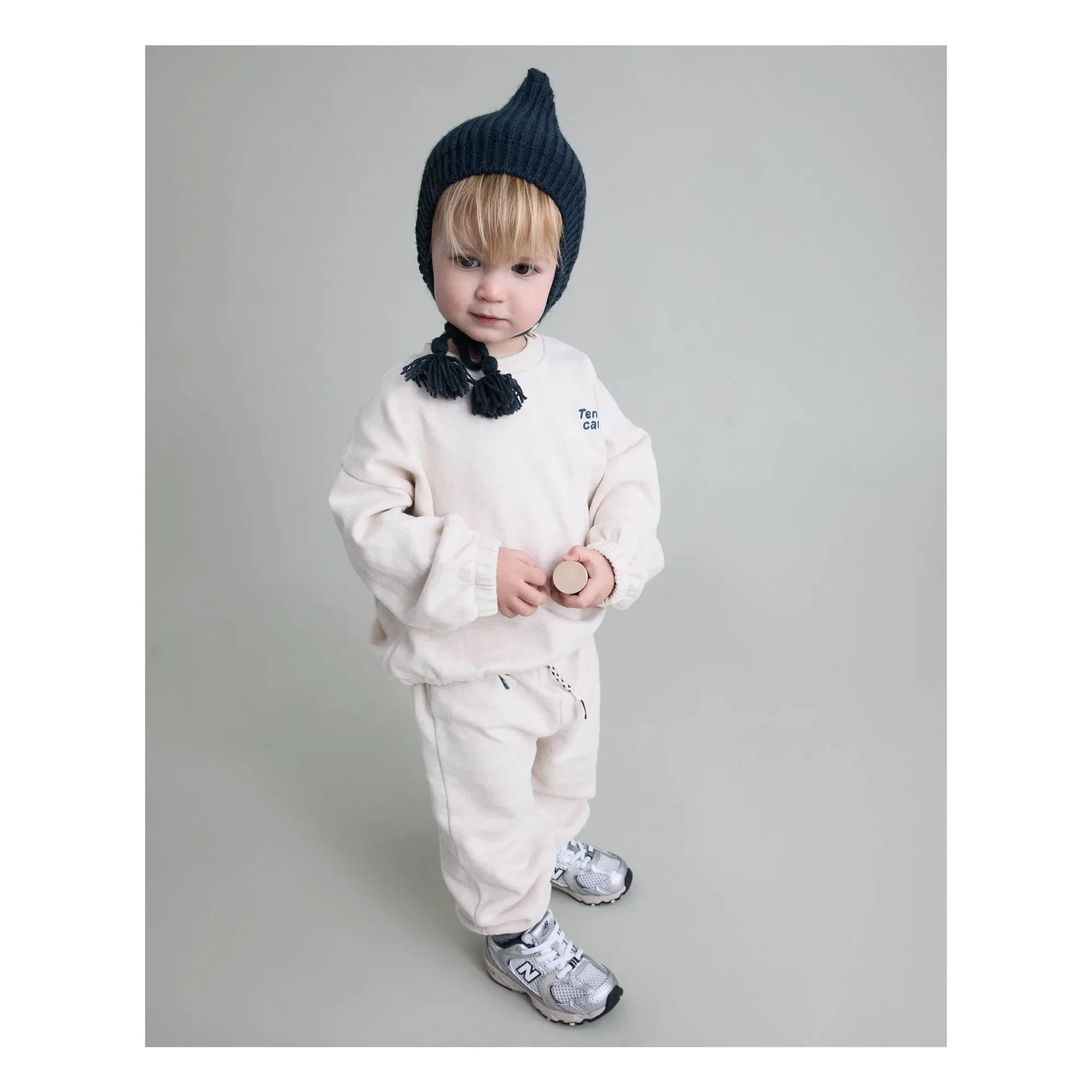 Búho - Bebek Sweat Tennis Kamp | Ekru