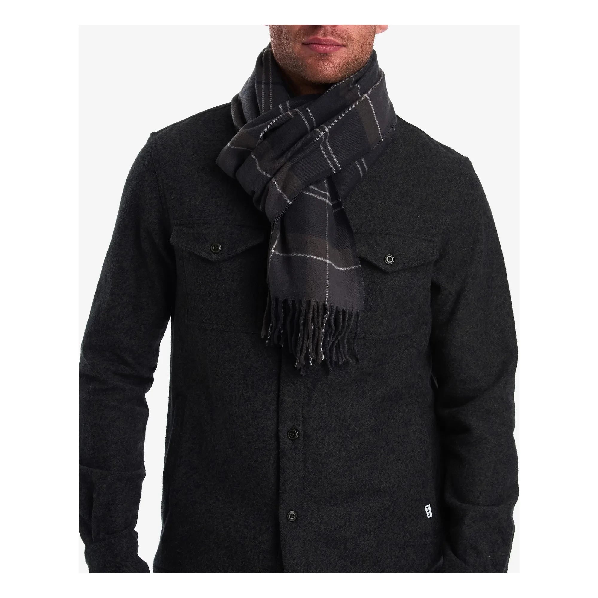 Barbour - Galingale Tartan-Schal | Graublau