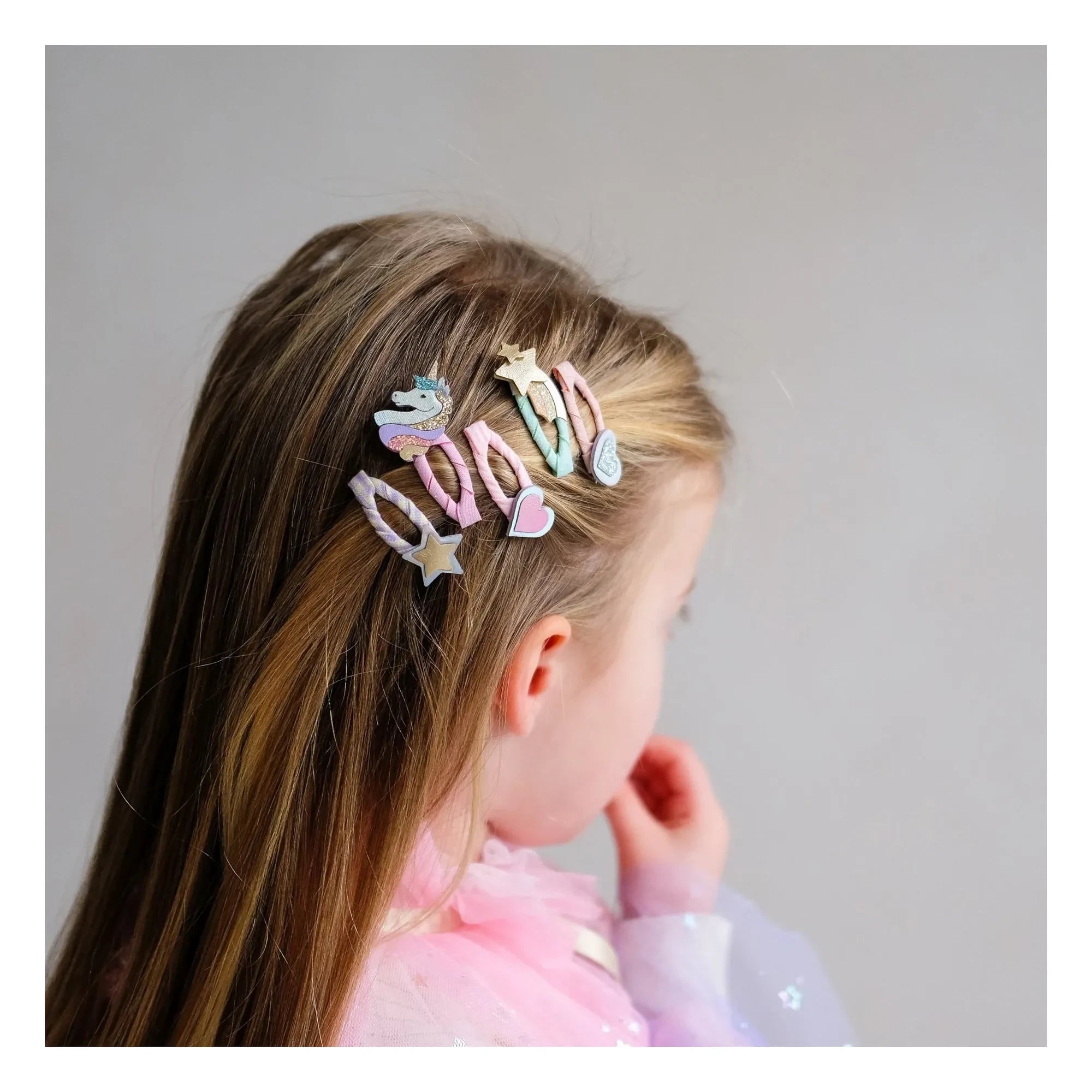 Mimi & Lula - 5er-Pack Mini Einhorn Haarspangen | Rosa