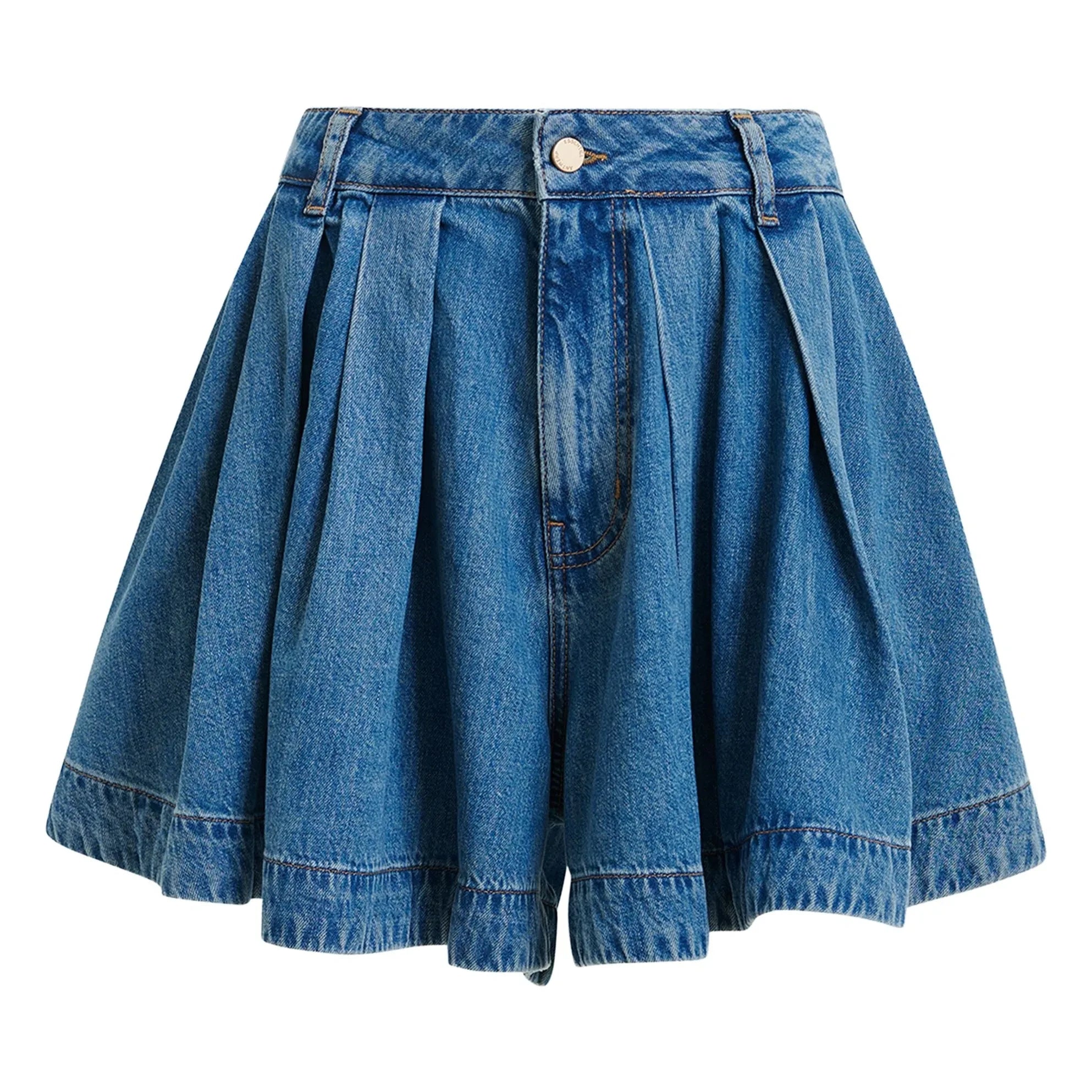 Essentiel Antwerp - Joss Bio-Baumwoll-Shorts | Blau