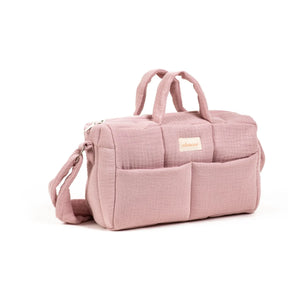 Minikane - Wickeltasche für Baumwoll-Musselin-Puppen | Rosa