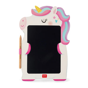 Legami - Tragbares Karton-LCD-Zeichentafel mit Einhorn - Magische Skizzenplatte