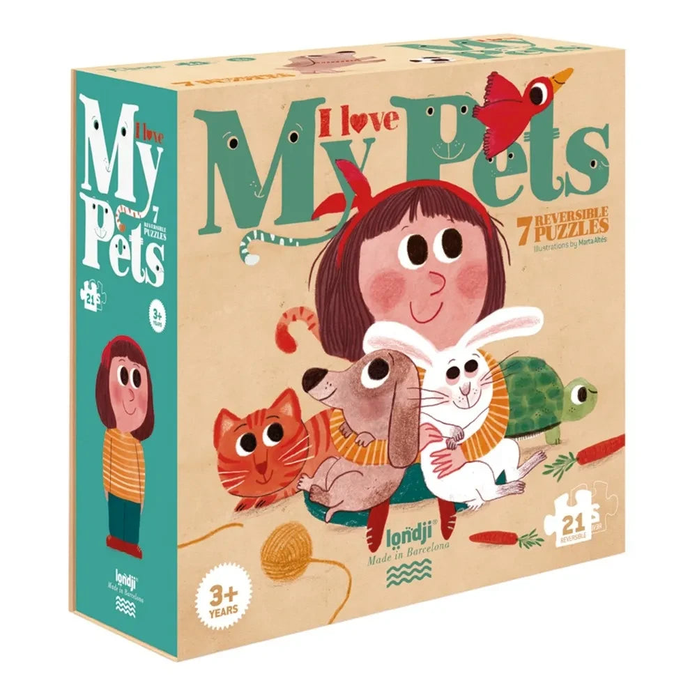 Londji - I Love My Pets Tier-Puzzle
