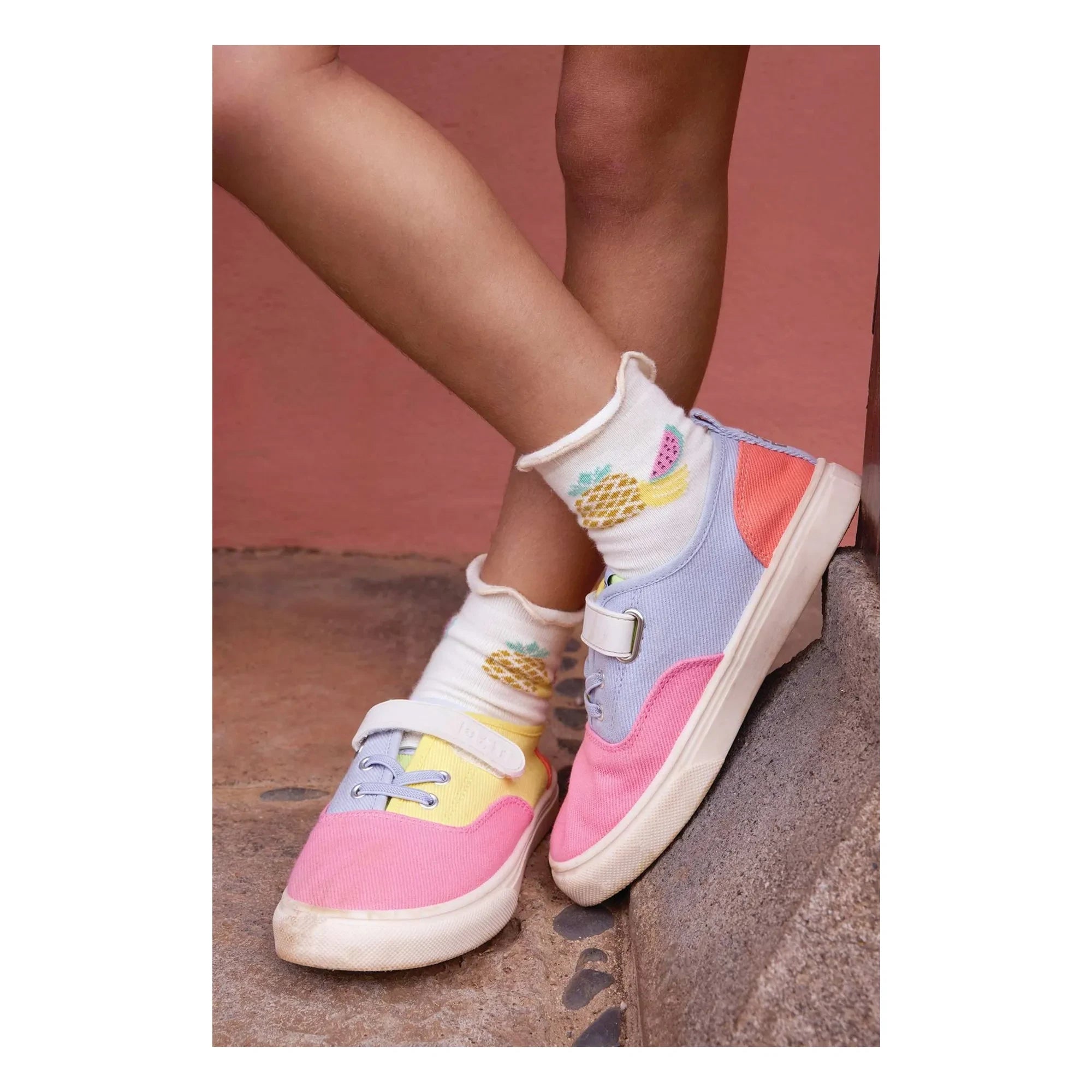 Bonton - Board Easy Sneaker mit Schnürsenkeln | Candy Pink