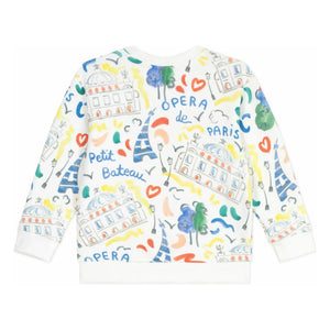 Petit Bateau – Opera-Sweatshirt | Weiß