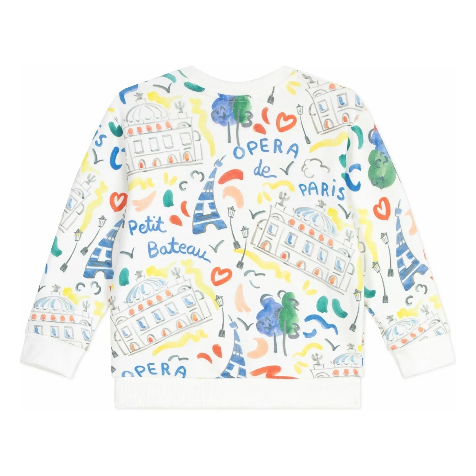 Petit Bateau – Opera-Sweatshirt | Weiß