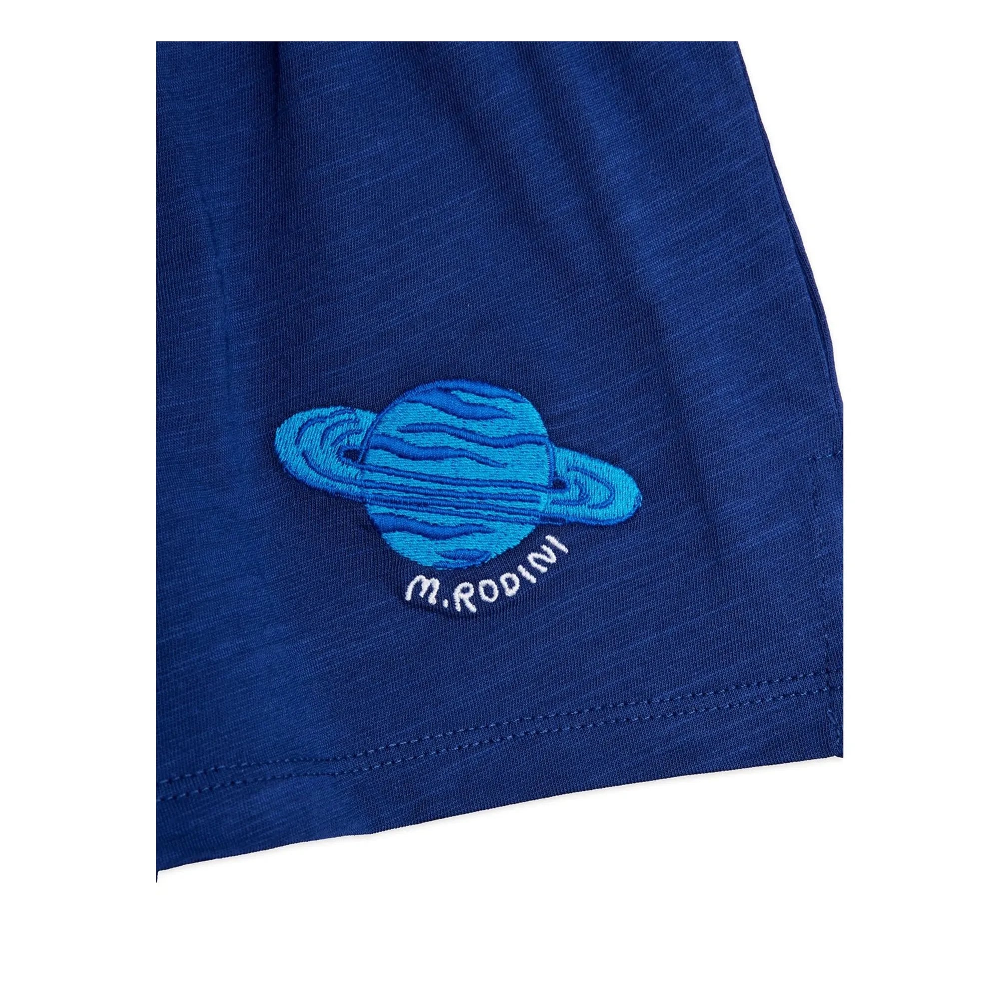 Mini Rodini - Planète Bio-Baumwollshorts | Blau