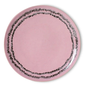 HKliving - Bubble Keramik Essteller - 2er Set | Rosa