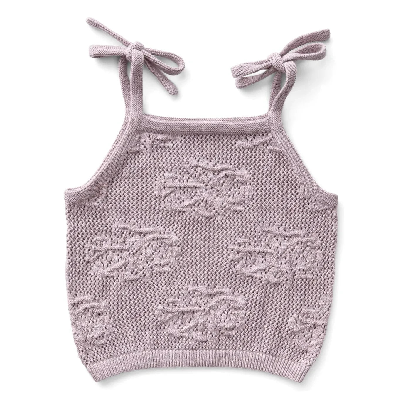 Soor Ploom - June Fleurs Bio Baumwoll-Unterhemd | Flieder
