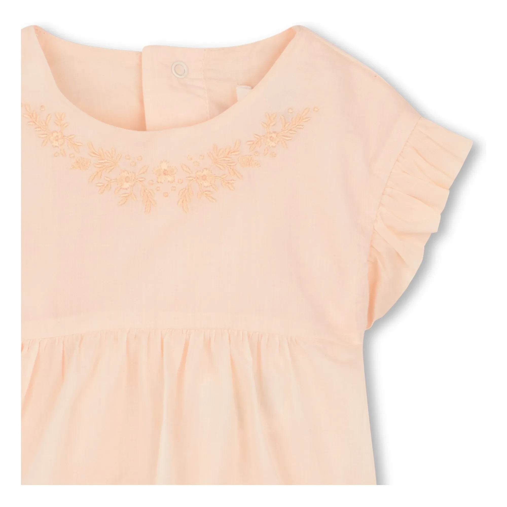 Chloé – Set aus Bio-Baumwollbluse und Bloomer | Staubrosa