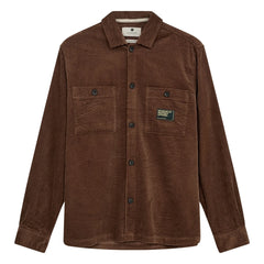 Anerkjendt - Aktheo Samt-Overshirt | Braun