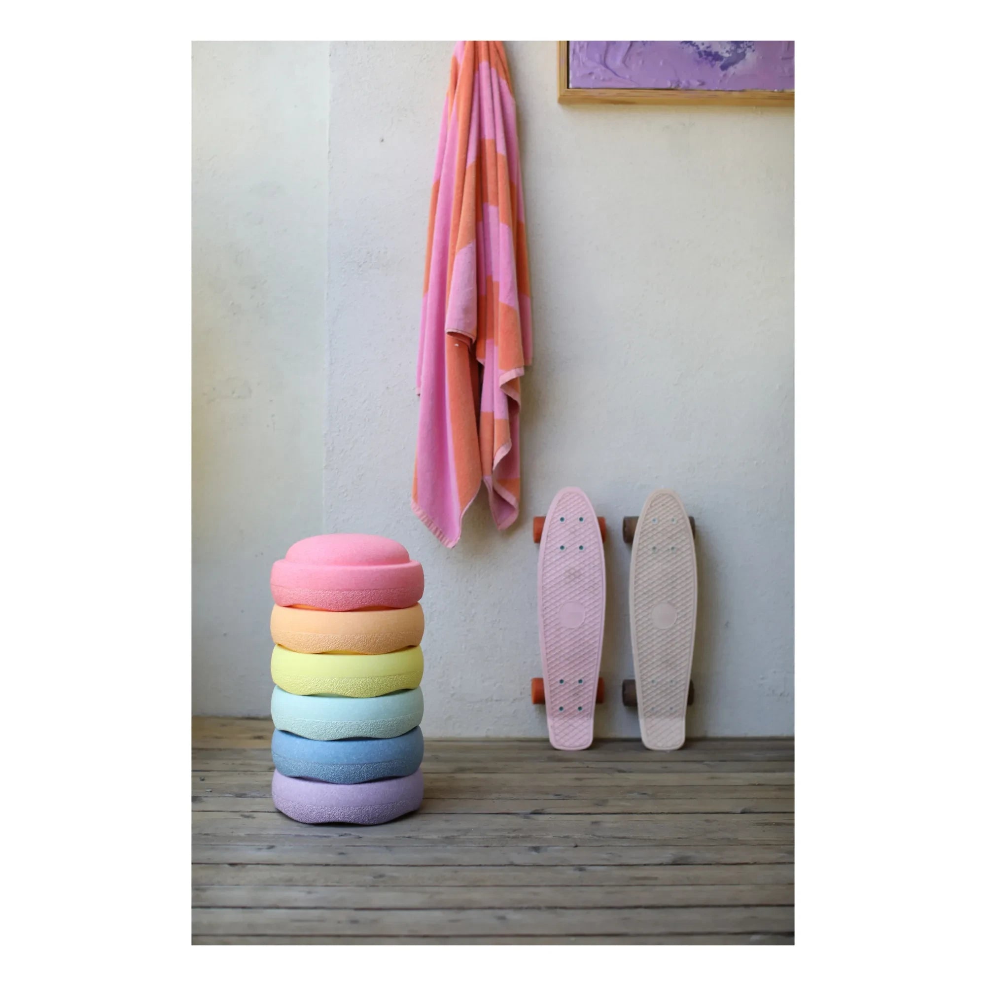 Stapelstein - Original Regenbogen | Pastell