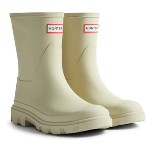Hunter - Downpour Kurze Gummistiefel | Ecru