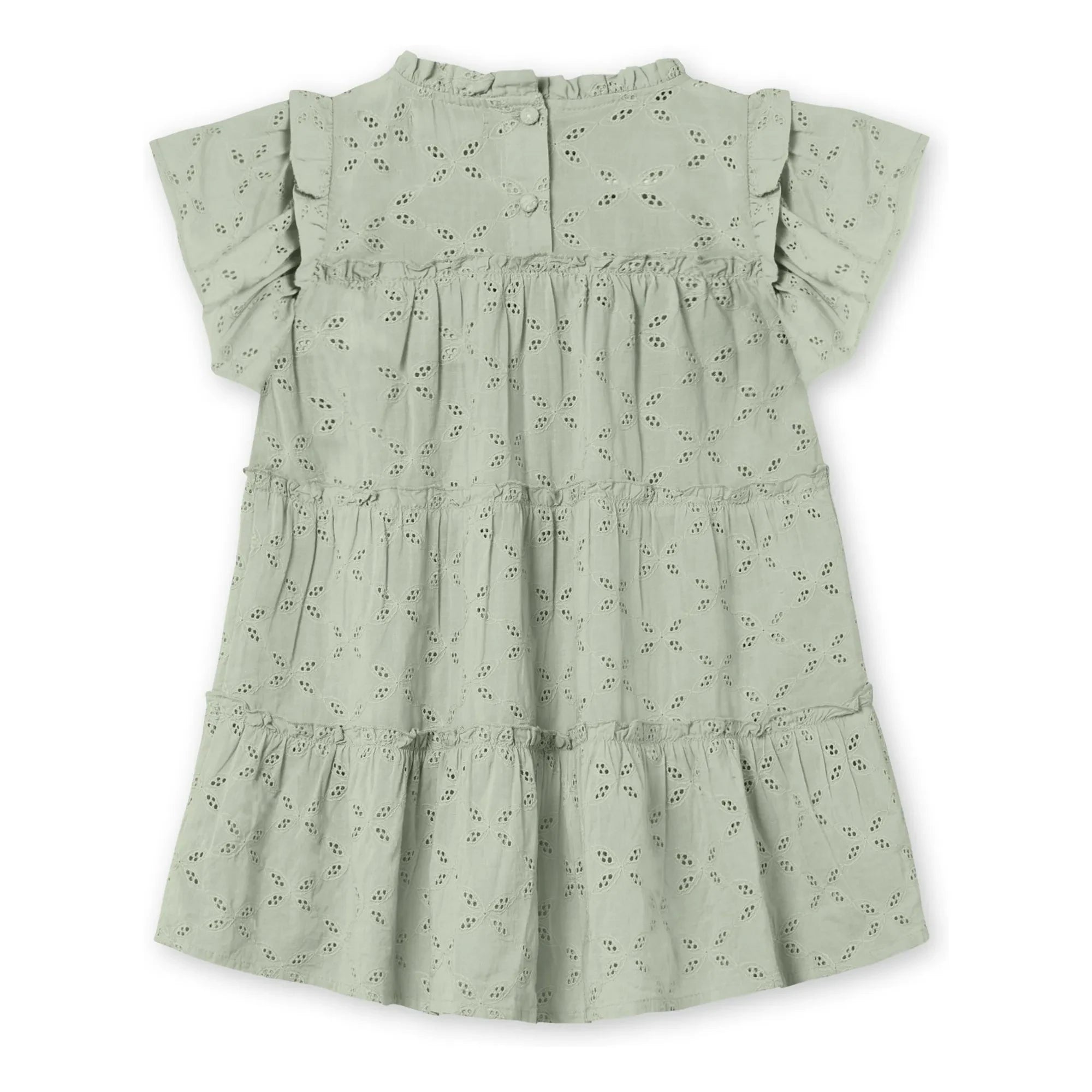 Fliink - Harper Besticktes Kleid | Hellgrau