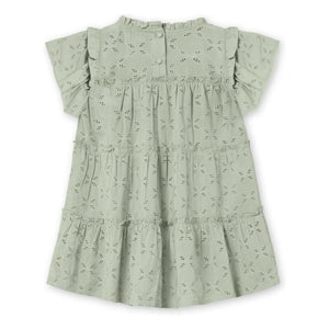 Fliink - Harper Besticktes Kleid | Hellgrau