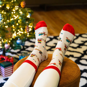 Legami - Weihnachtsstrümpfe Dackel Größe 41-47 - Eine perfekte Passform!