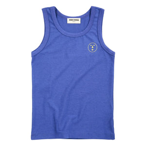 Bobo Choses - Have Fun Face Modal und Bio-Baumwoll-Tanktop | Royalblau