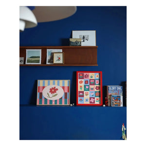 Ma petite vie - Poster Blumen Patchwork