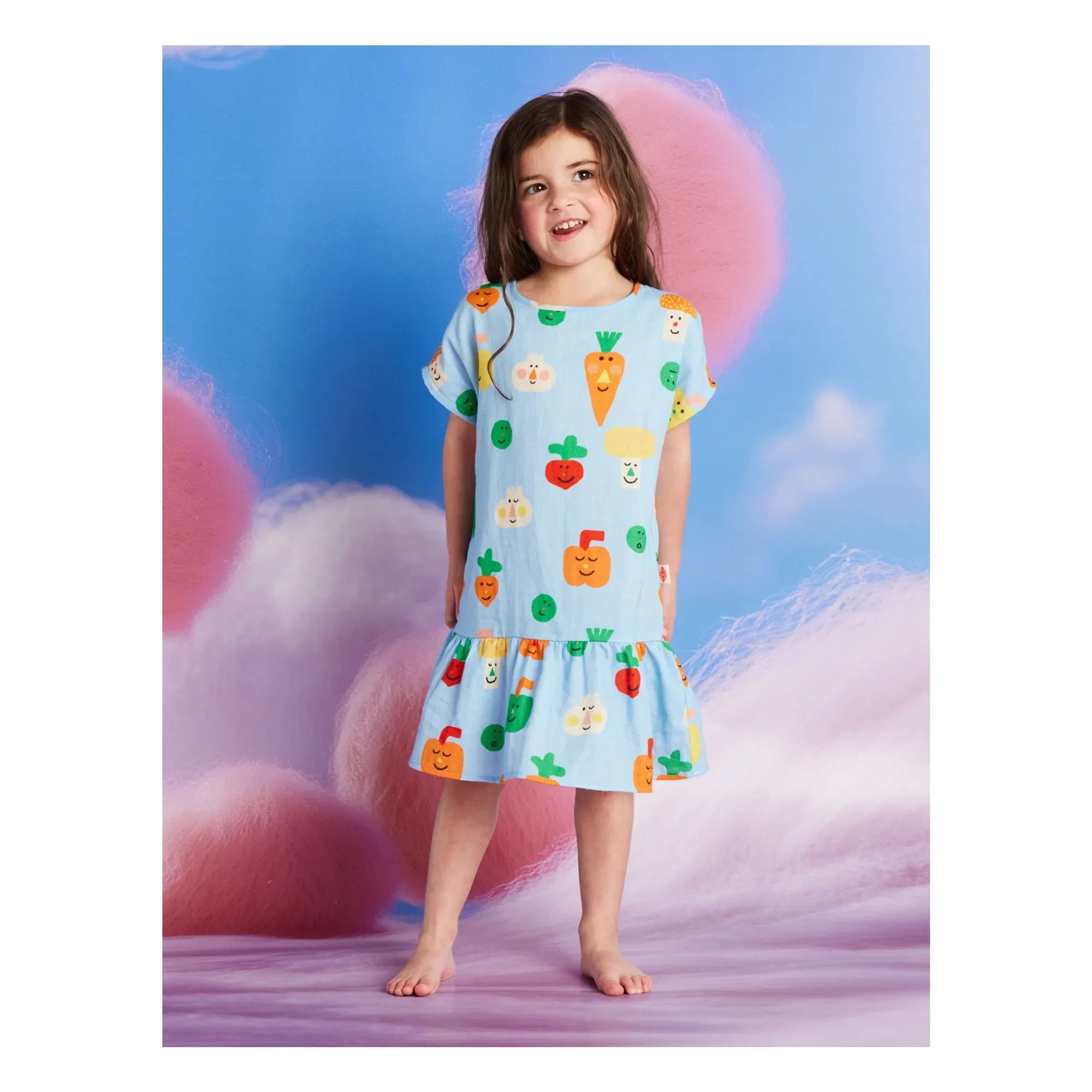 Halcyon Nights - Hellblau | Gemüse-Kleid