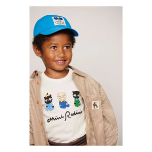 Mini Rodini - Tier-T-Shirt Bio-Baumwolle | Weiß