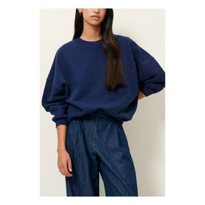 Sessùn - Chebbi Baumwoll-Sweatshirt | Marineblau
