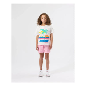 Goldie + Ace – Palm T-Shirt | Elfenbein
