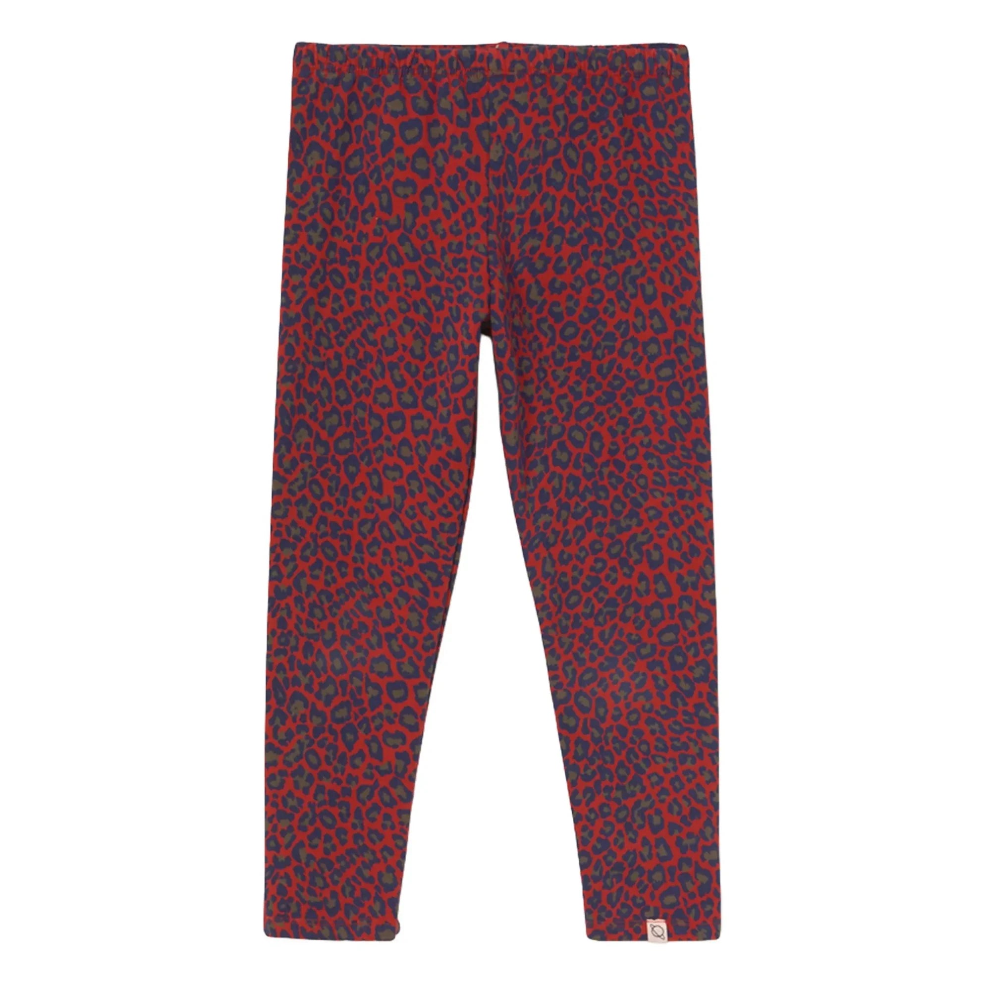Cozmo - Leggings aus Bio-Baumwolle Leopard-Print | Rot