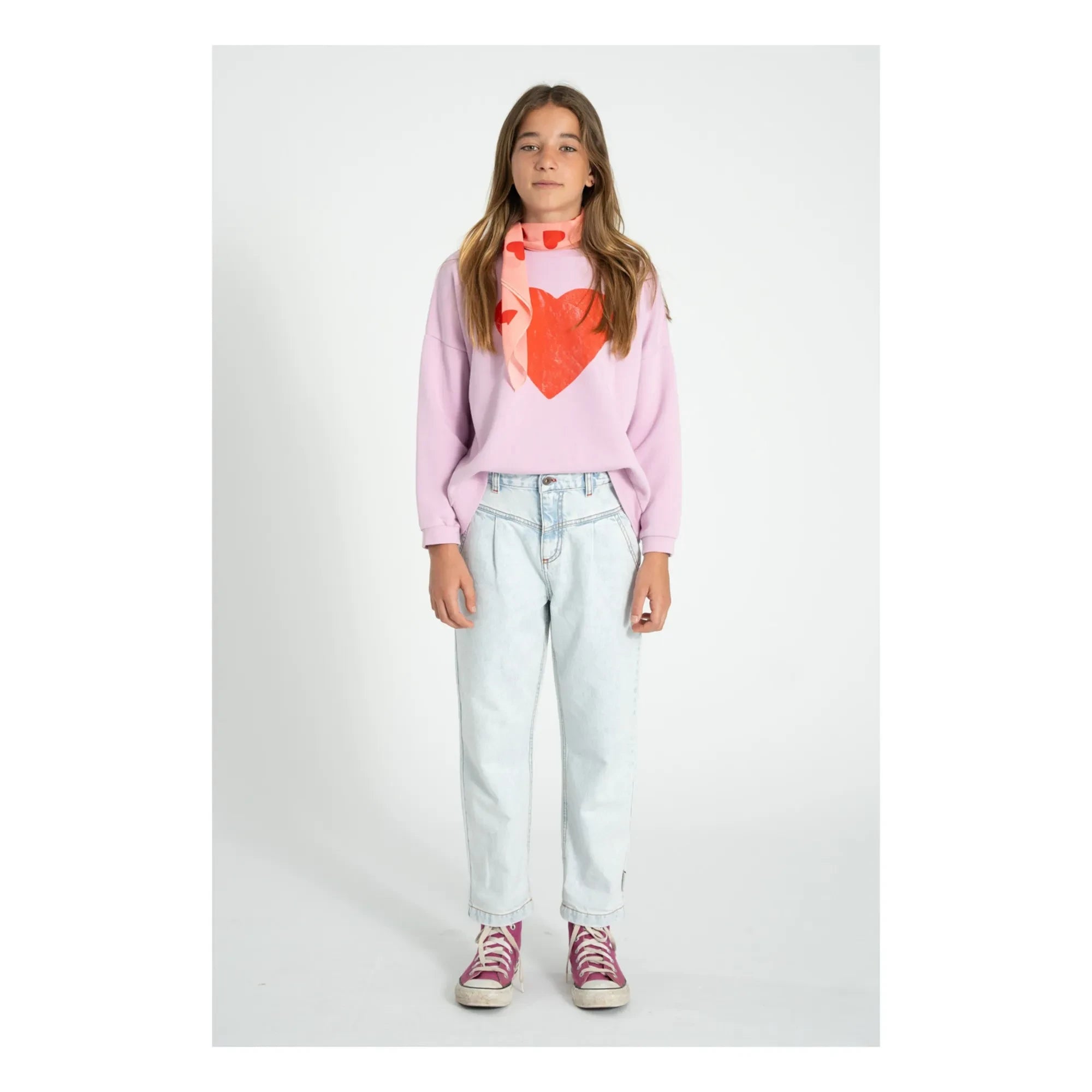 Piupiuchick - Herz-Schal | Rosa