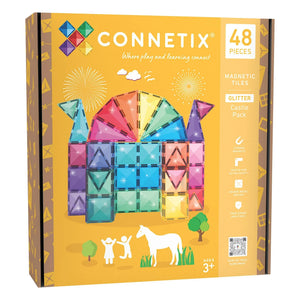 Connetix - Glitter Castle Set | Pastell