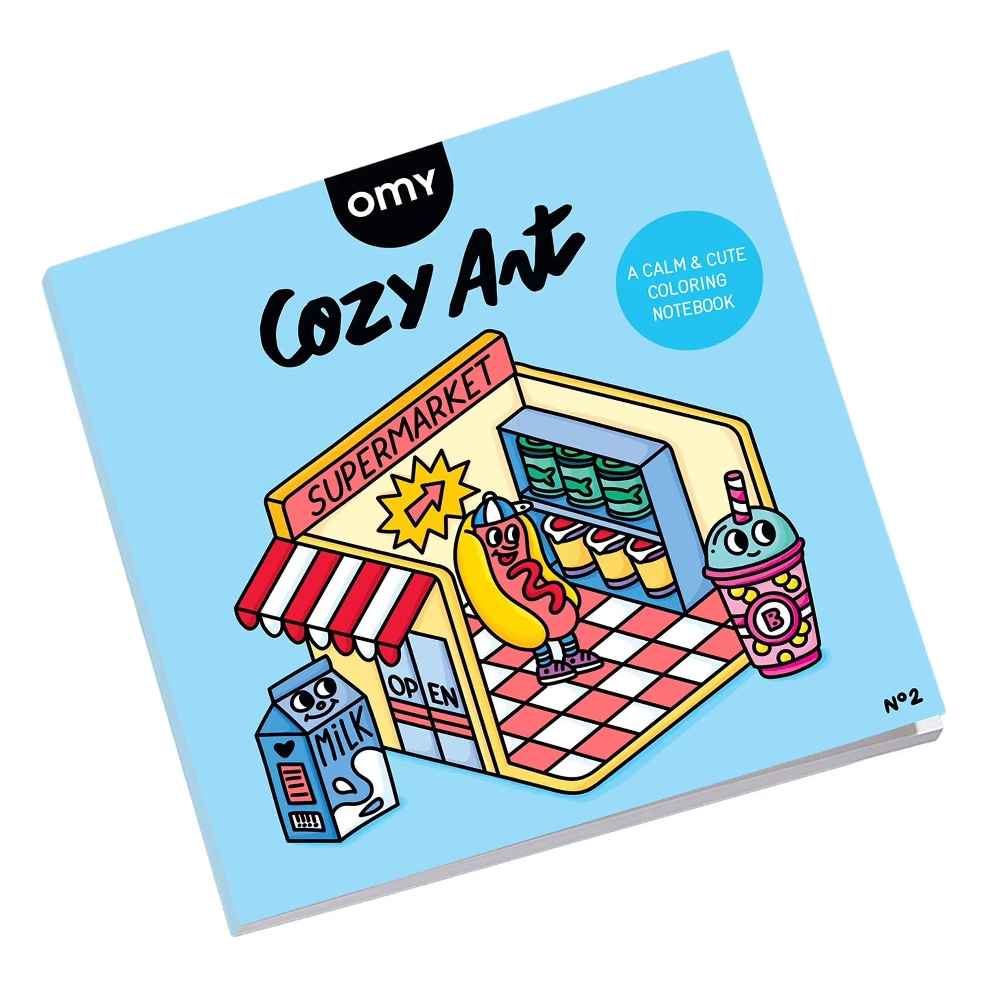 Omy – Supermarkt Malbuch