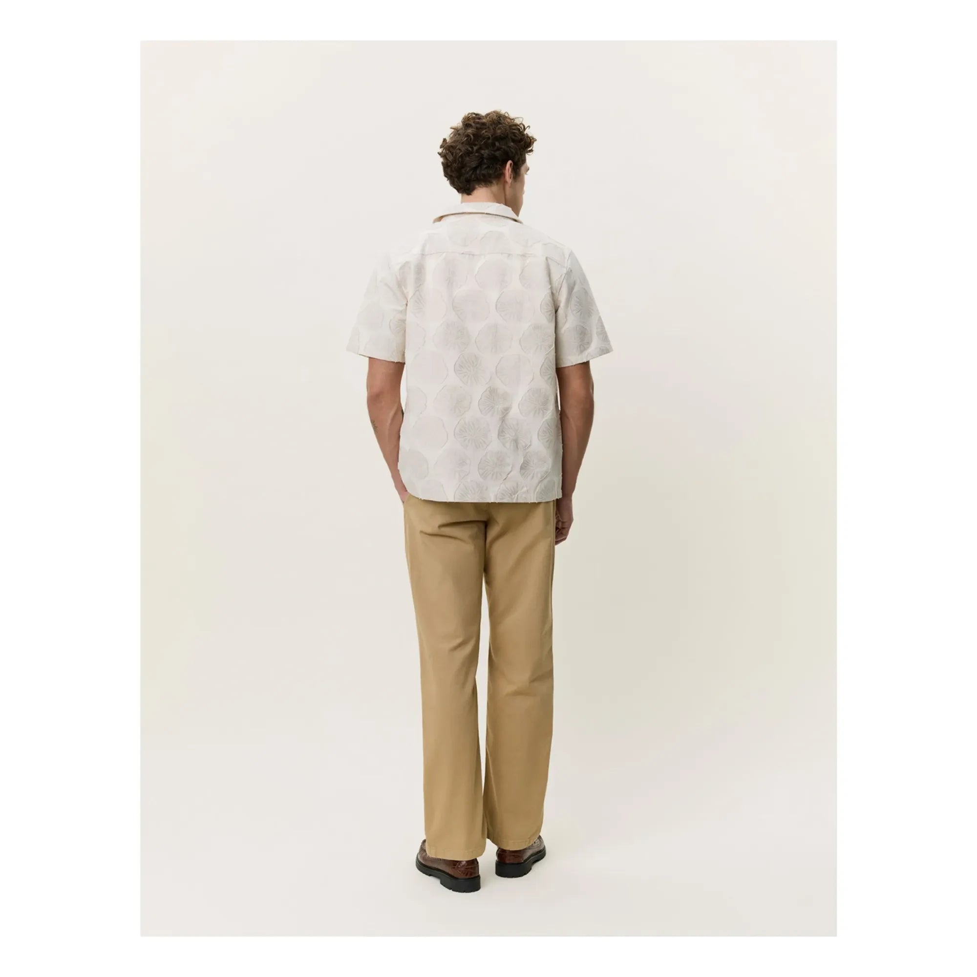 Les Deux - Dahlia Jacquard Hemd | Beige