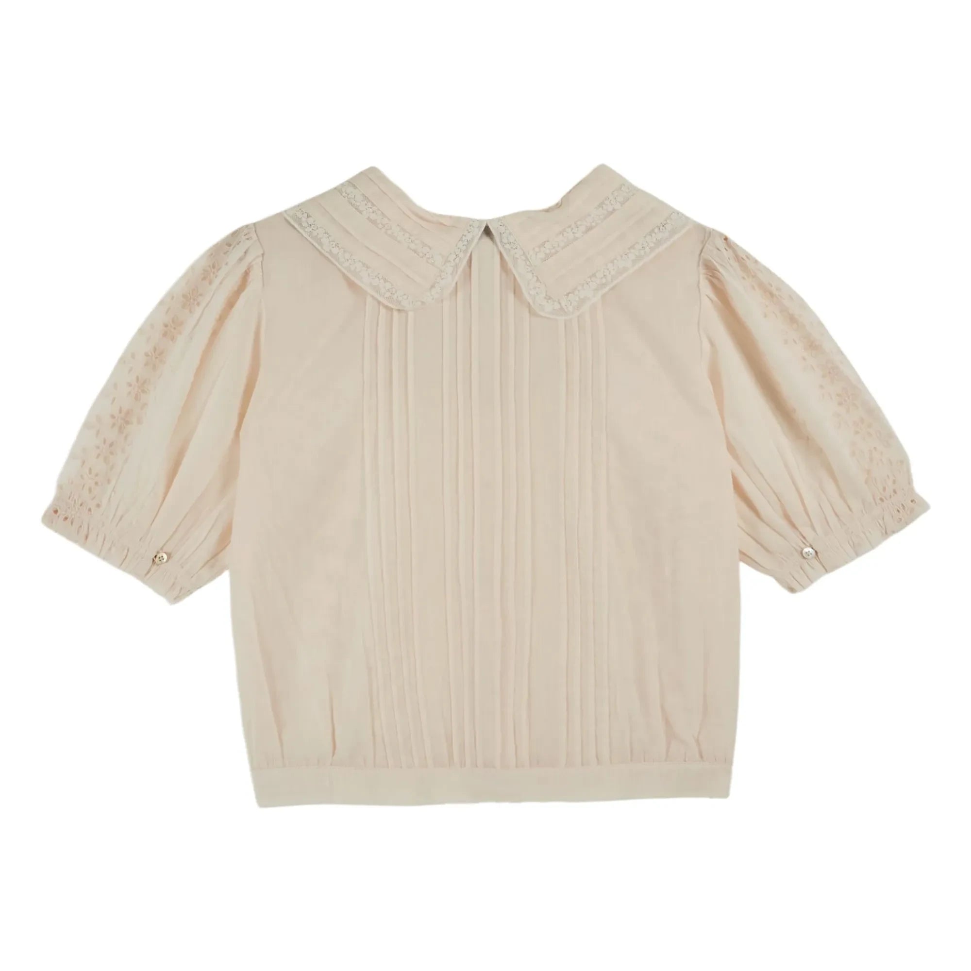 Emile et Ida – Vintage-Baumwollbluse | Creme