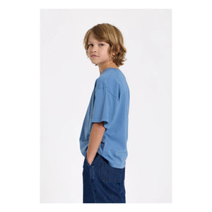 Smallable Kid - Nils Bio-Baumwoll T-Shirt | Blau