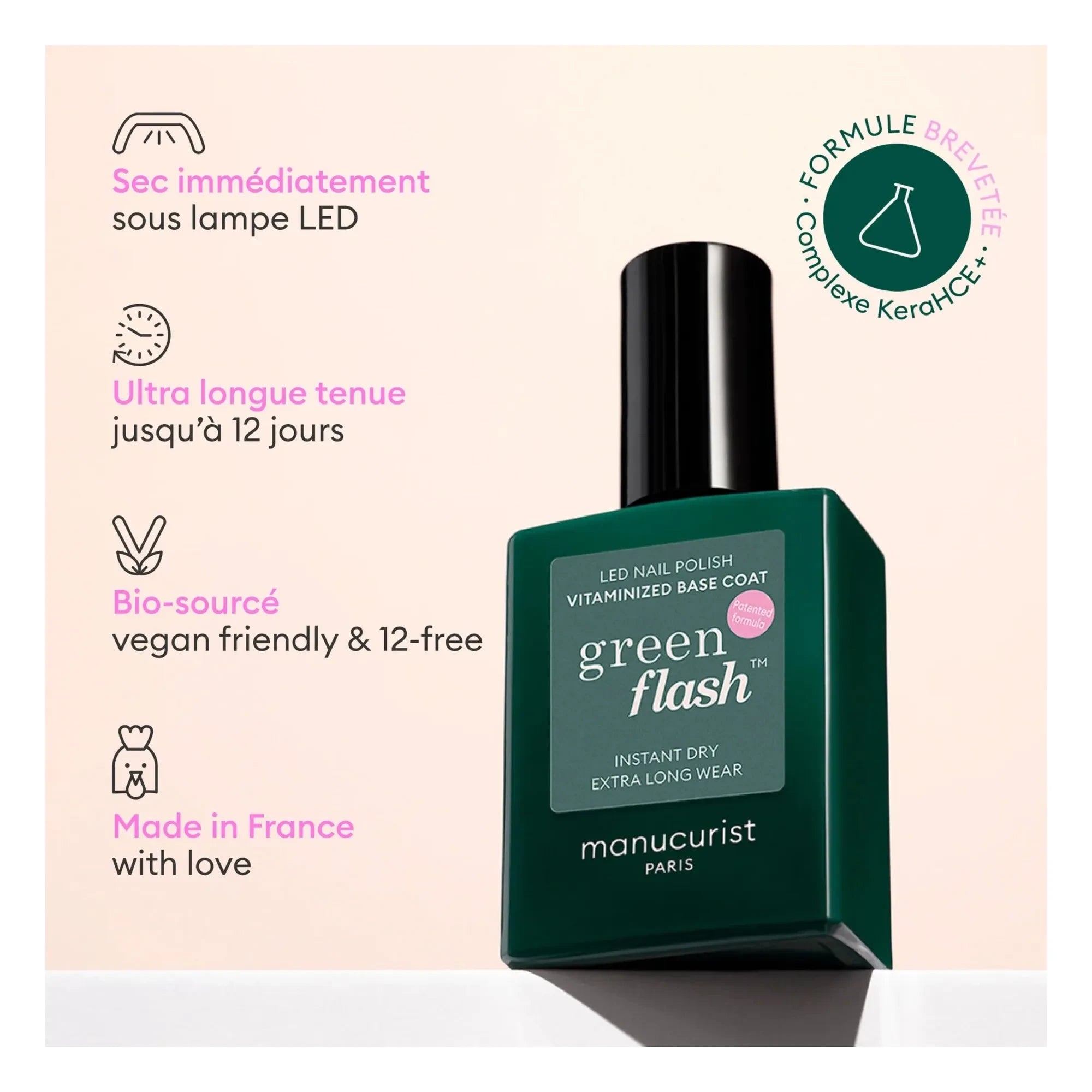 Manucurist - Green Flash vitaminreicher Unterlack - 15 ml
