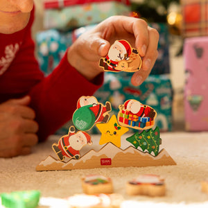 Legami - Stapelbares Holzspiel - Ho Ho Ho Balancing Game