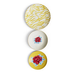 Lisa Corti - Teller-Set „Indischer Tiger“ - 3er-Set | Gold