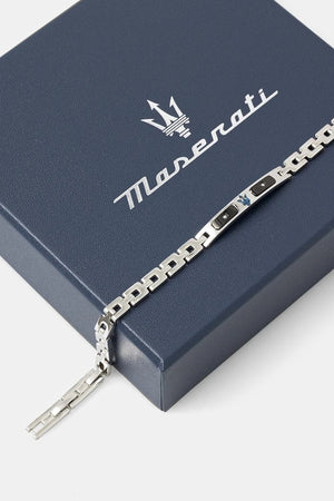 MASERATI erkek paslanmaz çelik elmaslı bileklik DIAMONDS