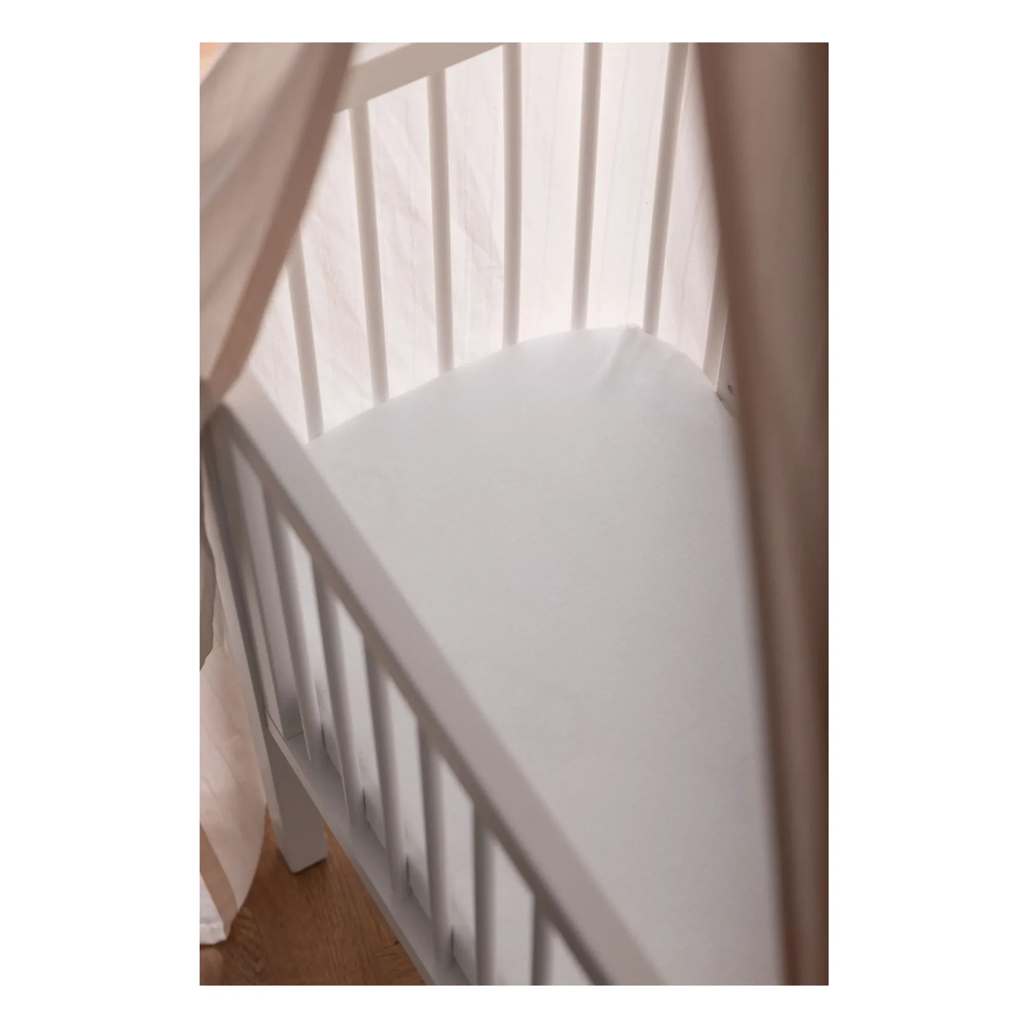 Sebra - Bettlaken für Babybett | Weiß
