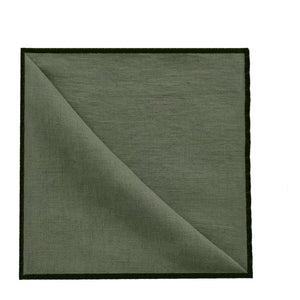 Gütergemeinschaft - Gewaschene Leinen-Serviette - 4er Set | Khaki