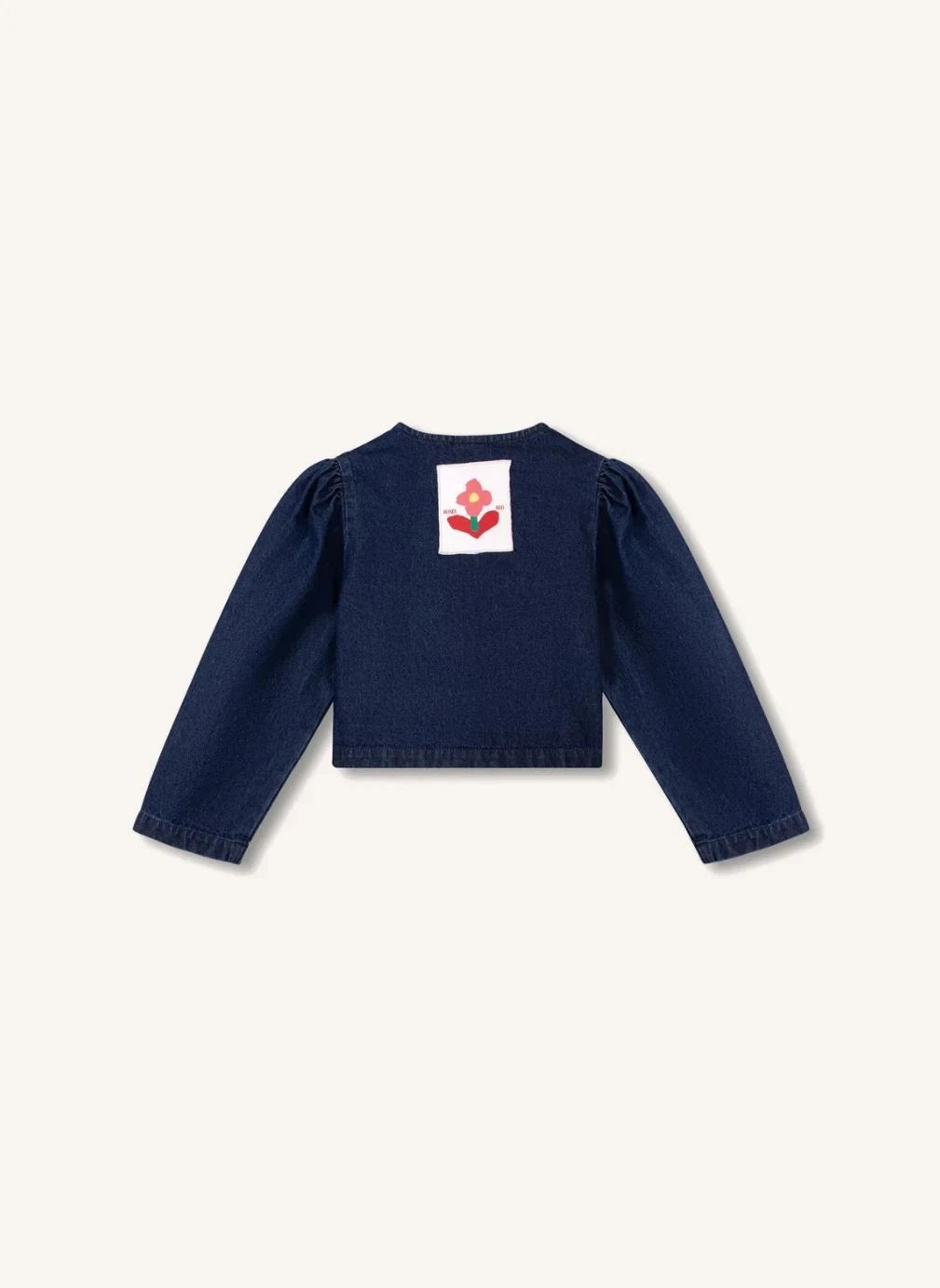 Wynken - Denim Rüschjacke | Dunkelblau