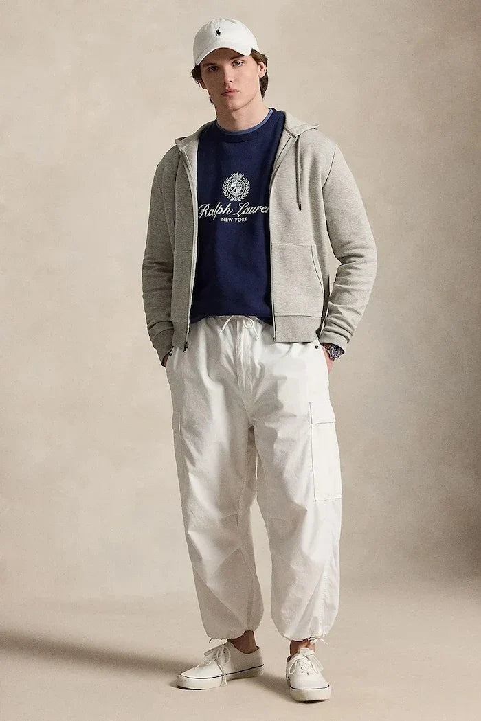 Polo Ralph Lauren fermuarlı kapüşonlu sweatshirt