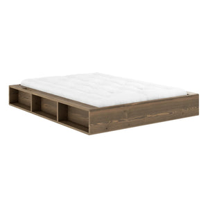 Karup Design - Ziggy Bettrahmen mit Stauraum, dunkelbraun