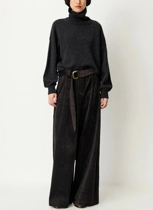 Sessùn - Rivel Pamuk Pantolon | Siyah