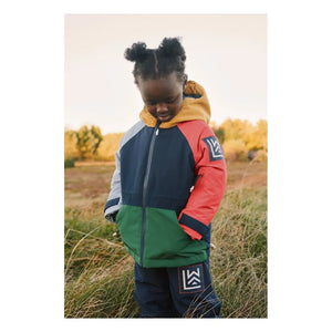 Liewood - Kalle Colorblock Skijacke aus recycelten Fasern hergestellt | Dunkelblau